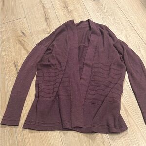 Lululemon open‎ front cardigan